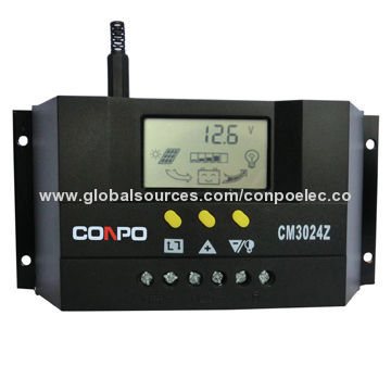 Multipurpose Solar Controller, 30A 12V/24V Auto LCD Display