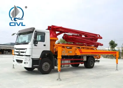 52M SANY Truck mounted concrete boom pump truck