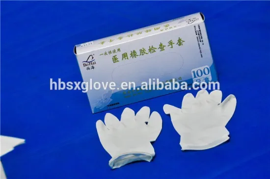 black latex medical gloves with CE quality and reasonable price