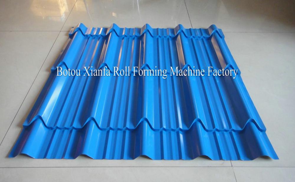 High-Class Single Layer Colored Glazed Tile Roof Plate Steel Rolling Equipment