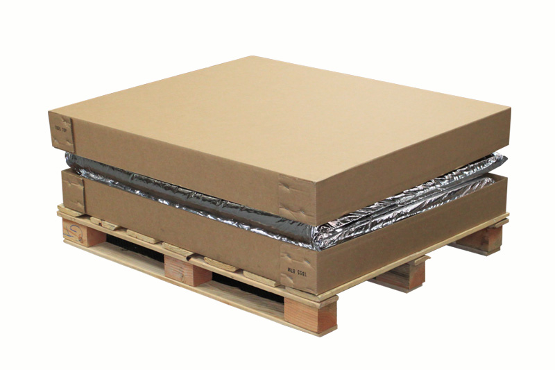 Reusable insulated pallet shipper