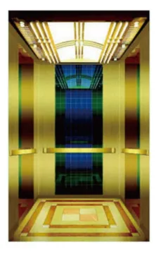 Mirror Decorate luxury passenger lift elevator