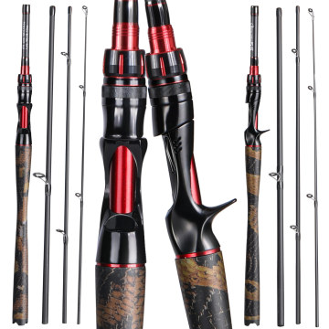 Sougayilang 1.98m Carbon Fiber Fishing Rod: Ultra-Light Casting and Pike Spinning for 10kg Pesca