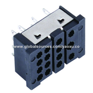 Relay Socket with 400V AC Rated Voltage