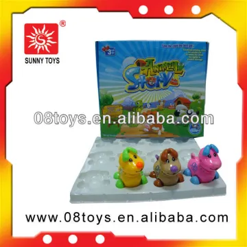 Carton wind up plastic dog toys