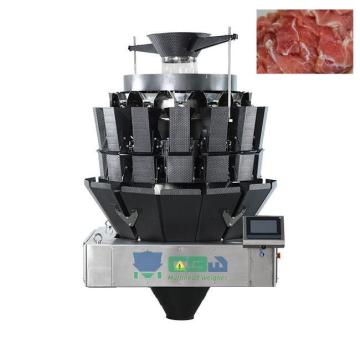 Head Screw Combination Weigher for Sticky Food Packaging: Pickled Cabbage and Fresh Meat Machines