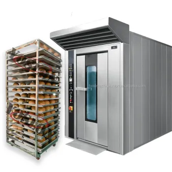 Commercial Gas Diesel Electric Rotary Ovens for Bakery Sale in Italy - 8, 16, 32, 64 Trays Rack Oven Prices