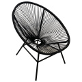 720*830*H840mm in acciaio rattan sedia