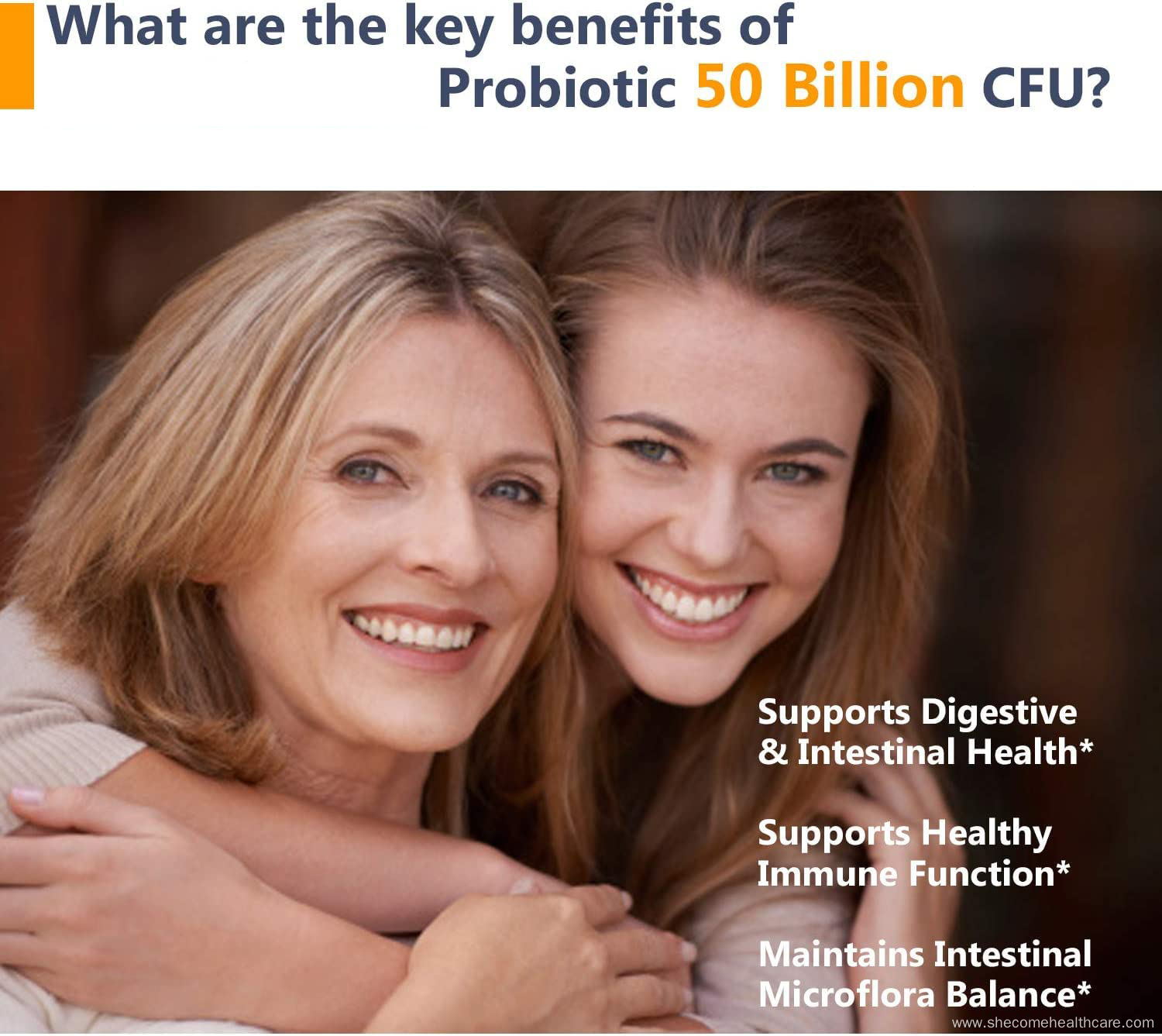 Probiotics 50 Billion CFU 20 Strains Probiotics Capsules