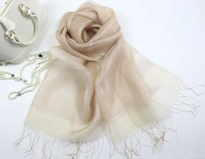 Fashion lady silk high-grade double grace scarves 15046