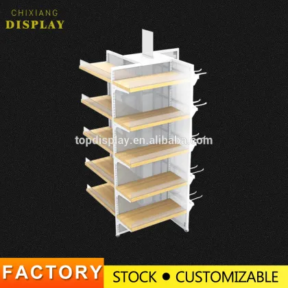 Hotsale miniso style mental display stand for supermarket