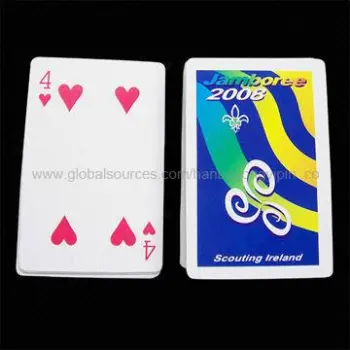 Poker Card, Customized Designs are Acceptable, Factory Low Price