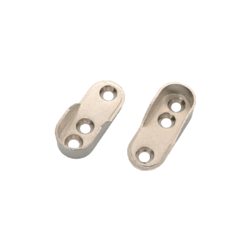 Zinc Alloy Oval Wardrobe Tube Holder