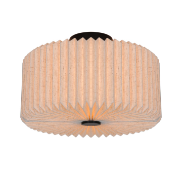 Vivienne Fabric Metal LED Ceiling Light