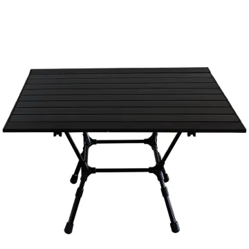 Custom Logo Height-Adjustable Portable Collapsible Aluminum Camping Table