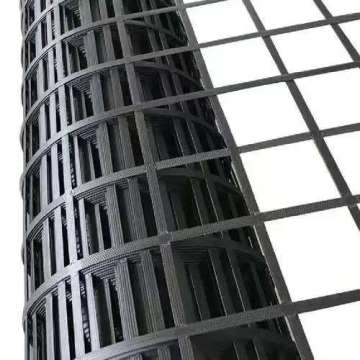 Steel-plastic geogrid