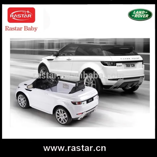 Range Rover car model plastic style RASTAR Ride on kids electric car