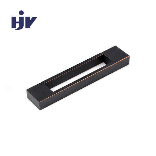 Embedded handle pulls recessed closet door pulls