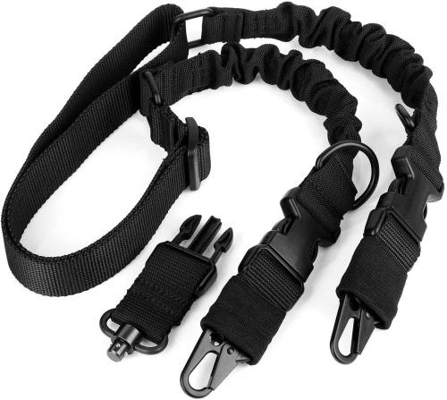 Tactical Hunting 2 Point Bungee Rifle Gun Sling