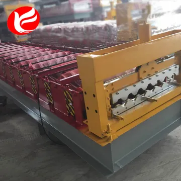 Fully automatic steel roof panel roll forming machine