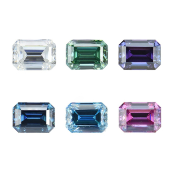 High-Quality Custom Certified Emerald Cut Moissanite Loose Stone with Mossanite Emerald Ring" 

However, to make it more concise and SEO-friendly, you might consider:

"Custom Certified Emerald Cut Moissanite Ring with Mossanite Stone