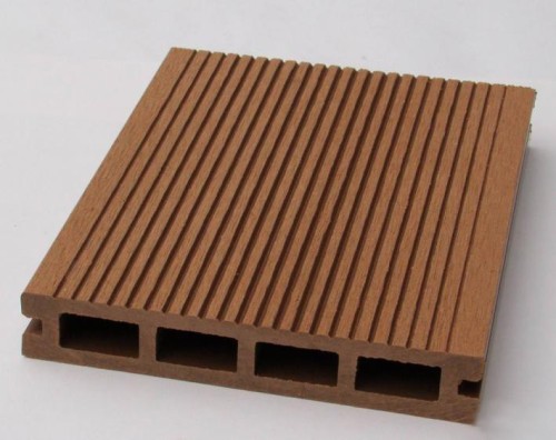 Wood Plastic Composite Grooved Deck WPC Decking Board