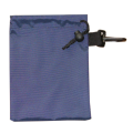 Nylon drawstring pouches with safelock and keyring