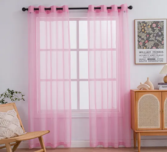 Modern Polyester Sheer Curtains, Sheers, and Valances for Windows 2022