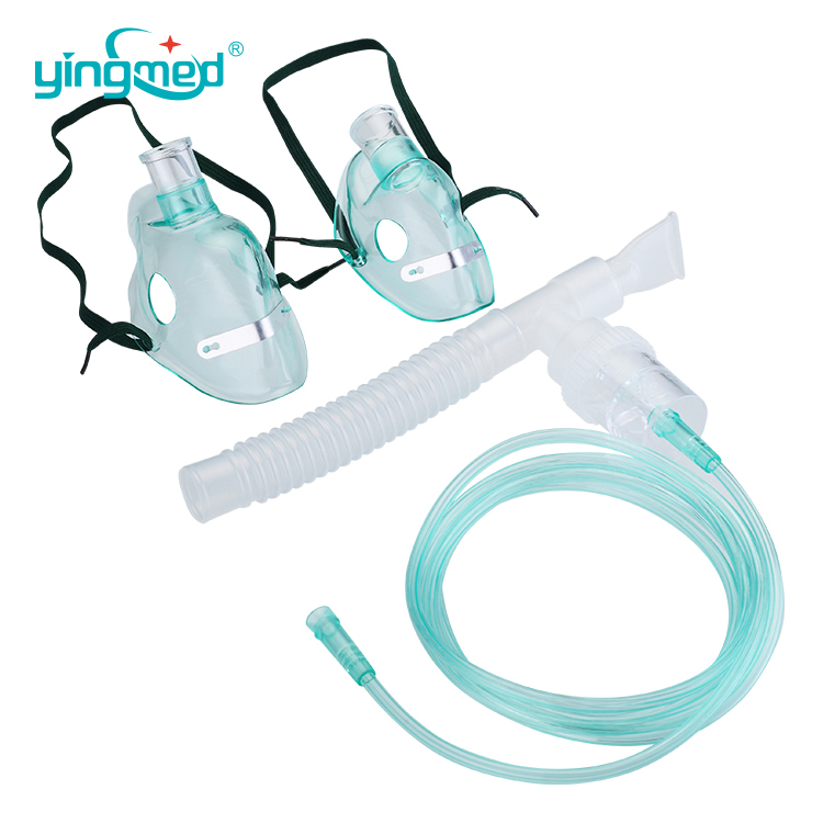 Bộ dụng cụ Mặt nạ Nebulizer trẻ em ở trẻ em trẻ em với buồng