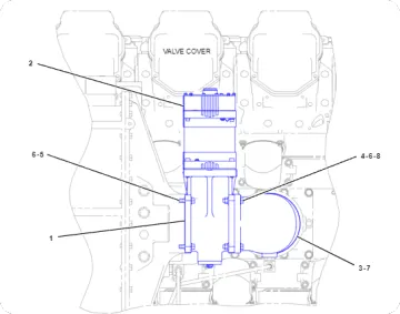 Gasoline engine G3516 Slider bearing 3461467/346-146