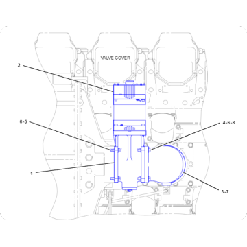 Gasoline engine G3516 Slider bearing 3461467/346-146