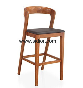 (SD-1012B) Modern Hotel Restaurant Club Furniture Wooden High Barstool Chair