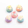 Süße Simulation Macaron Kuchenharz Cabochon für Telefon Deko Scrapbooking DIY dekorative Handwerk Mini Play Food