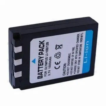Digital Camera Battery for Olympus Li-10B/12B, 1,500mAh Capacity, 3.7V Voltage