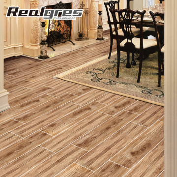 High quality porcelain tiles wood look design for villa