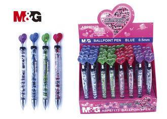 Double Barrel Colorful 0.5mm Ballpoint Pen With Heart - Sha