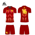 ชุดฟุตบอลโพลีเอสเตอร์ 100% รุ่นใหม่ Custom Soccer Jersey