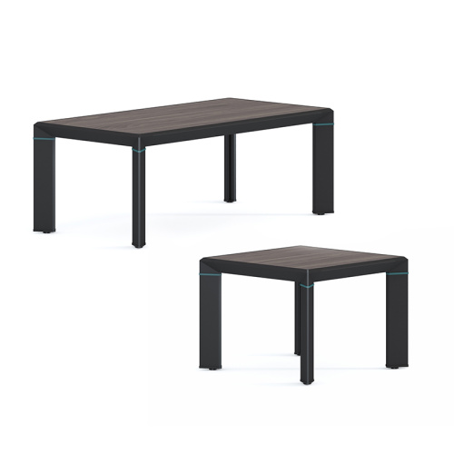 coffee table Chinese factory living room furniture aluminum leg portable small tea table for office Manufactory