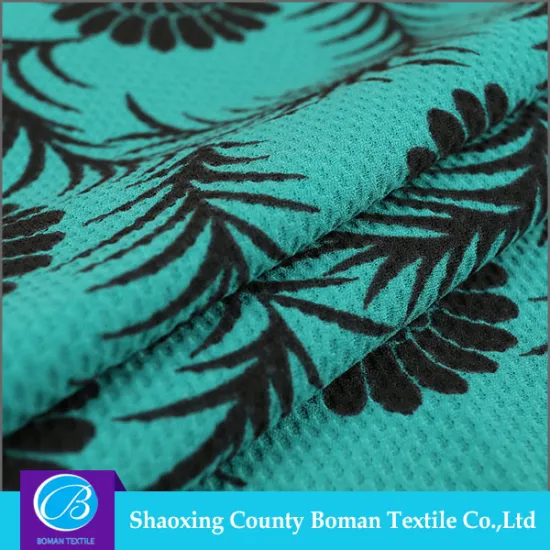 Textile fabrics supplier Elegant Elastic polyester print fabric