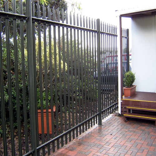 SGS/BV/ISO 9001 PVC coated palisade fence