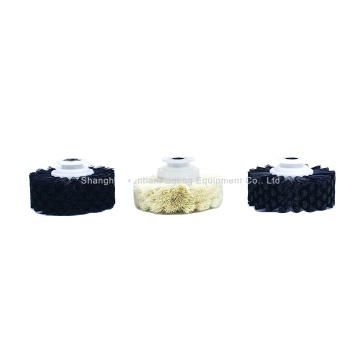 White Black Hard Brush Wheel for Offset Printing Machine KBA 60x35x8mm New Condition