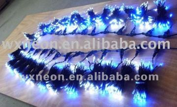 indoor and outdoor blue and white led curtain light