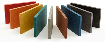 20 mm Red Colored MDF Board E1