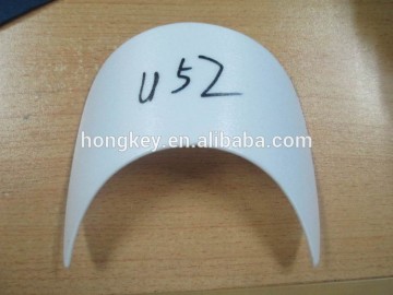 curved plastic insert for hat brim