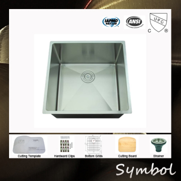 Single Bowl Fabricated Bar Sink