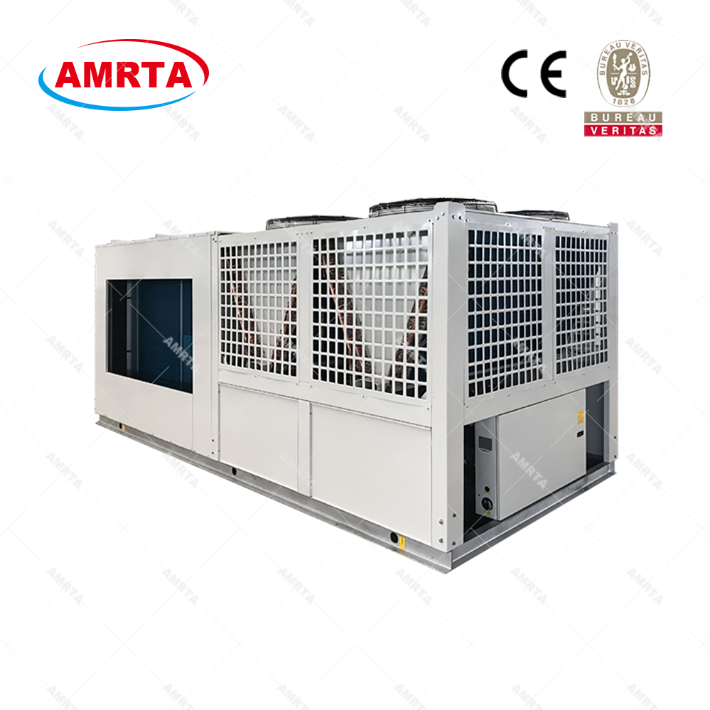 Hot Water Coil Rooftop Packaged Air Cooled Chiller