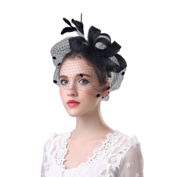 Linen Handmade Wedding Flower Headwear for Ladies