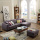 3-piece Linen Upholstered Chaise Sectional Sofa Set