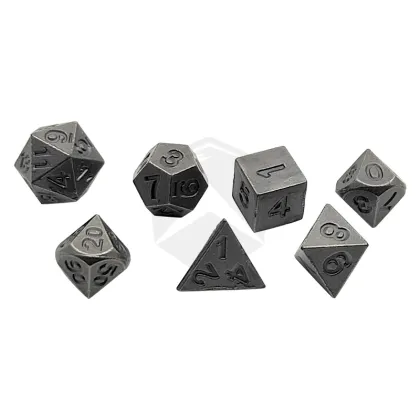 Wholesale D&D Metal Dice Sets: Custom Polyhedral Dice for Tabletop Games
