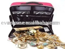 Top quality jewelry waterproof pouch cosmetic pouch of eva carrying case